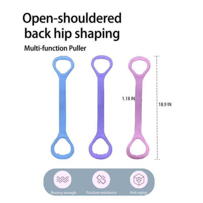 Elastic Exercise Bands with Handles-Multi-Functionaltraining Ropes for Arm/Back/Shoulder & Yoga Workouts