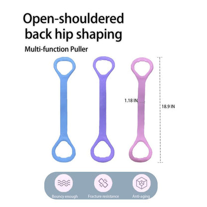 Elastic Exercise Bands with Handles-Multi-Functionaltraining Ropes for Arm/Back/Shoulder & Yoga Workouts